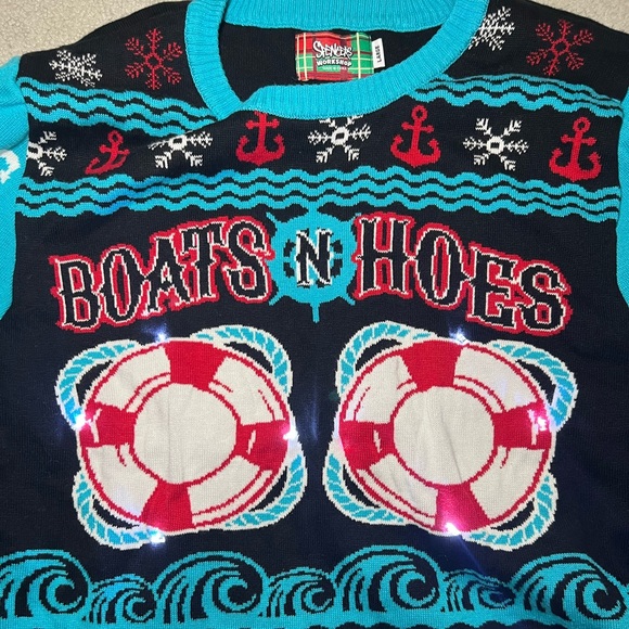 Step Brothers Large Christmas Sweater - Picture 4 of 6